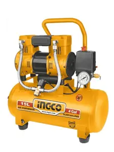 Compresseur d'air silencieux 15 l 1100w 8 bar