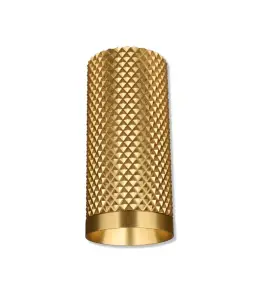 Spot plafonnier en aluminium 57x110m gu10 doré