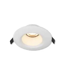 Spot rond en Aluminium encastrable 100x46mm GU10 blanc