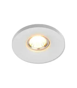 Spot rond en Aluminium encastrable 95x29mm GU10 blanc