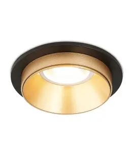 Spot rond en aluminium encastrable 92x38mm GU10 Noir