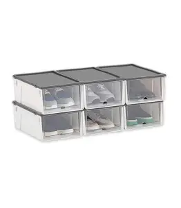 Étagère à chaussures modulaire l 6 pièces