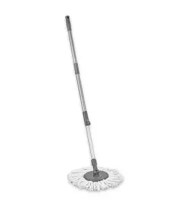 Balai à franges avec pédale rotative à 360°