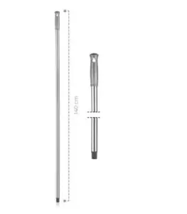 Manche de brosse en acier inoxydable 140 cm