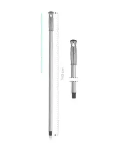 Manche de brosse épais peint 140 cm