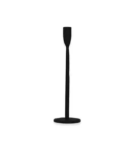 Bougeoir noir 29,5×8,5 cm