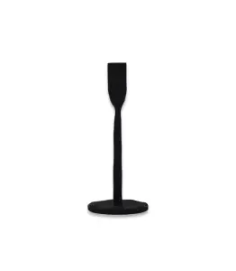 Bougeoir noir 20×7,5 cm