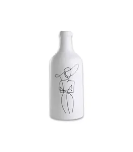 Vase en céramique Blanc 30×13 cm