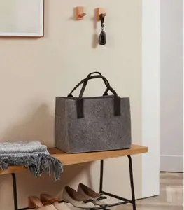 Sac tomisato gris clair 40x26x30 cm