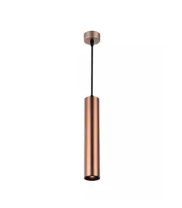 Suspension carrée bronze GU10 φ5.6 H=30.0 cm