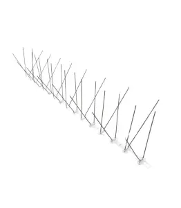Pic anti pigeon flexible 32 pointes 15x50cm de protection