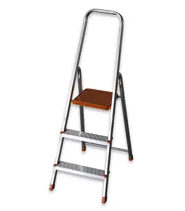 Escabeau aluminium eurodomus normal – 3 marches