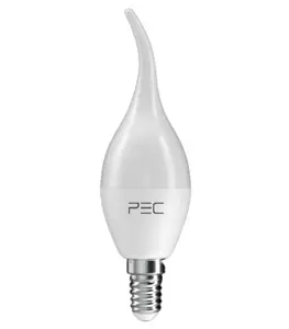 Lampe LED flamme opaque E14 5W 2700K