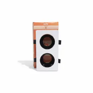 Spot Double 2Xgu10 Blanc Noir Radiance