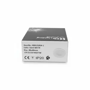 SPOT ROND LED GU10 PRDS3593R-1 BLANC-SABLE KG