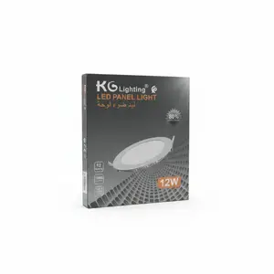 PANEL APPARENT ROND 12W 6500K GL-004RS-12 KG