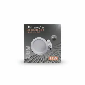 PANEL ENCASTRE ROND 12W 3K/4K/6K GL-002-12 KG