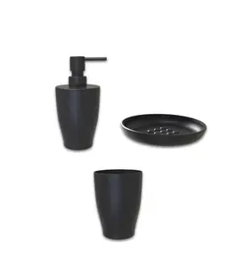 Ensemble De Salle De Bains 3 Pièces Noir