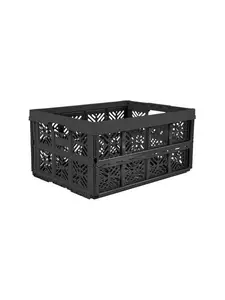 Caisse Pliable Noir Ida 48X35X23Cm