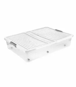 Boite Sous-Lit Avec Roues 53L 77X58X16Cm