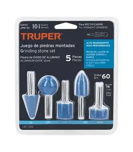 Set de 5 pierres à meulé 6,5 mm haute performence