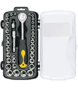 Set de 39 outils de douilles 1/4″ et 3/8″