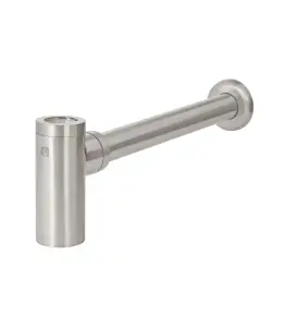 Siphon Lavabo En Laiton Avec Filtre 32 Mm Satiné