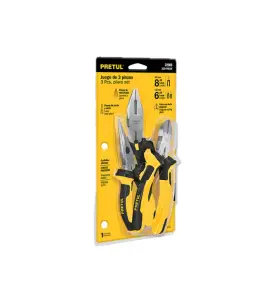 Set de 3 pinces manches comfort g