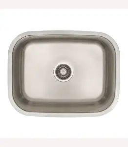 Évier en inox sous plan 1 bacs 59x45x23 cm