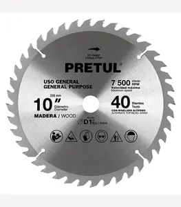 Disque pour bois 250 mm 40 dents