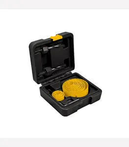 Set de 12 embouts de scies cloche 2 mandrins et clé allen