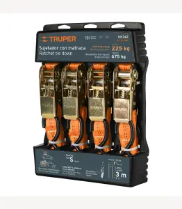 Set De 4 Sangles 3Mx25Mm 675 Kg