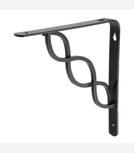 Support D'Étagère 20,3X20,3Cm Noir