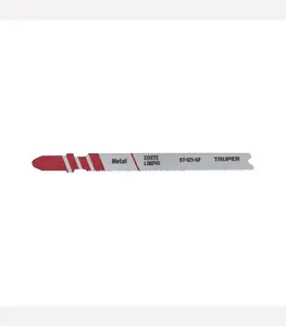 Set de 5 lames scie sauteuse 90 mm pour metal tige bim 21 DPI