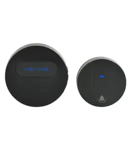 Sonnette sans fil 150 m IP68 noir