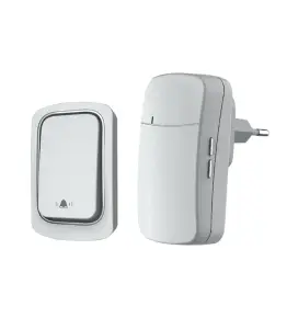 Sonnette sans fil 150 m IP68 blanc