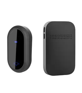 Sonnette sans fil 150 m IP68 noir