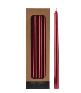 Bougie rouge 4 pcs 172264