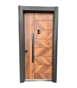 Porte blinde gauche acier+mdf 10mm 110x210x25cm