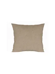 Coussin rempli de fibre taupe 45 x 45 cm