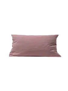 Coussin rempli de fibre rose poudré 30 x 50 cm