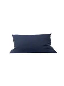 Coussin rempli de fibre bleu marine 30 x 50 cm