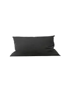 Coussin rempli de fibre anthracite 30 x 50 cm