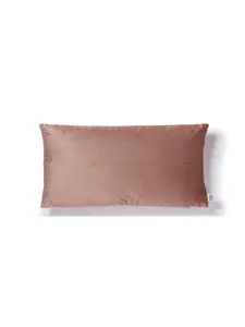 Coussin rempli de fibre beige rosé 30 x 50 cm