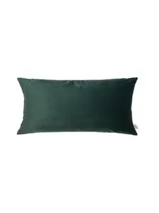 Coussin rempli de fibre vert sapin 30×50 cm