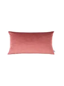 Coussin rempli de fibre rose poudré 30×50 cm