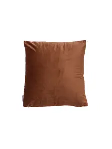 Coussin rempli de fibre 45x45cm marron rouille