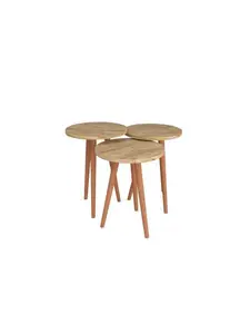 Set de trois table ronde