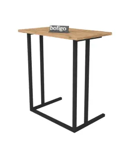 Table pour ordinateur portable 65,50x60x65,5 cm métal pin