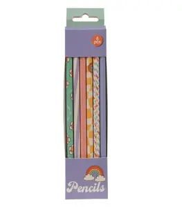 Set De 6 Crayons Hb Avec Gomme